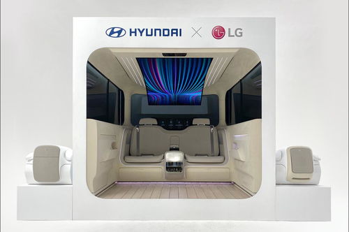 現代與LG電子攜手創新 將家電集成至車內空間的IONIQ概念座艙